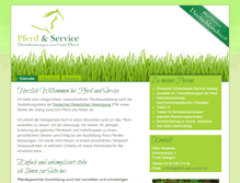 Tablet Screenshot of pferd-und-service.de